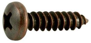 MIDWEST FASTENER 35954 Sheet Metal Screw, #10 x 3/4 in, Bronze Steel Pan Head