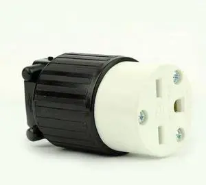 SUPERIOR ELECTRIC YGA020F Straight Blade Receptacle, 6-15R, 15 A, 250V AC, 3