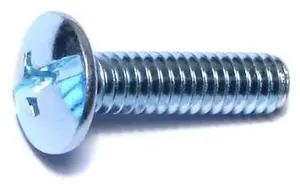 MIDWEST FASTENER 01984 1/4"-20 x 1 in Combination Phillips/Slotted Truss