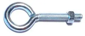 MIDWEST FASTENER 51708 Eye Bolt 5-16"-18, Steel, Zinc Plated, 10 PK