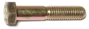 MIDWEST FASTENER 62926 Grade 8, 1/2"-13 Hex Head Cap Screw, Zinc Yellow Steel,