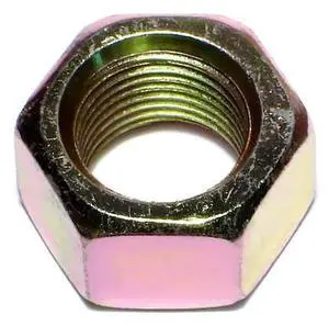 MIDWEST FASTENER 63068 Hex Nut, 3/4"-16, Steel, Grade 8, Zinc Yellow, 5 PK