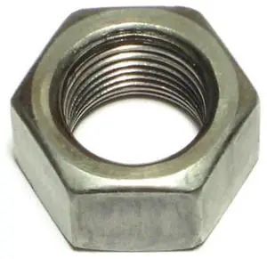 MIDWEST FASTENER 60671 Hex Nut, 3/4"-16, Steel, Grade 2, Plain, 3 PK