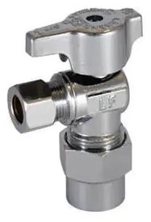 LEGEND VALVE 114-607NL 1/2CPVCX3/8OD T595 NL CHR STOP