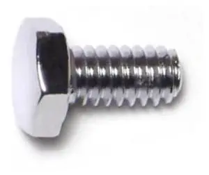 MIDWEST FASTENER 74061 Grade 5, 1/4"-20 Hex Head Cap Screw, Chrome Plated