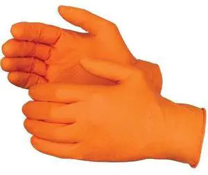 MCR SAFETY 6016OXXL NitriShield with Grippaz, Disposable Gloves, 6 mil Palm,
