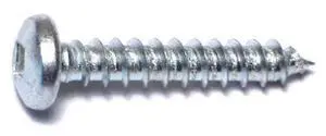 MIDWEST FASTENER 08735 Sheet Metal Screw, #12 x 1-1/4 in, Zinc Plated Steel Pan