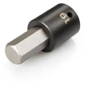 TEKTON SIB23219 1/2 Inch Drive x 19 mm Hex Impact Bit Socket