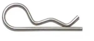 MIDWEST FASTENER 74962 .062" x 1-5/16" 18-8 Stainless Steel Hitch Pin Clips 10PK