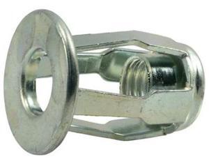 MIDWEST FASTENER 39465 Rivet Nut, M6-1.0 Thread Size, 18mm L, Steel, 8 PK