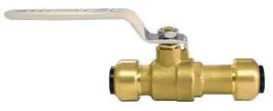 APOLLO FSBBV12SL 1/2 in. Brass Push-to-Connect Slip Ball Valve