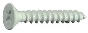 MIDWEST FASTENER 36256 Sheet Metal Screw, #10 x 1-1/4 in, Painted Steel Flat
