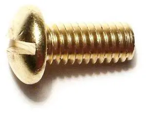 MIDWEST FASTENER 32801 5/16"-18 x 3/4 in Slotted Round Machine Screw, Plain