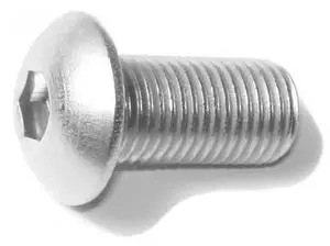 MIDWEST FASTENER 79213 3/8"-24 Socket Head Cap Screw, Button, Plain 18-8