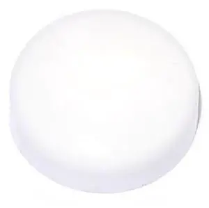 MIDWEST FASTENER 76421 Hex Spoke Screw Cap, 1/4 in Dia, White, Nylon 40 PK