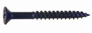 MIDWEST FASTENER 02638 Wood Screw, #8, 1-1/2 in, Black Phosphate Steel Flat
