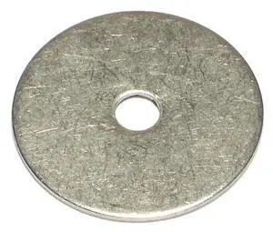 MIDWEST FASTENER 07577 Fender Washer, Fits Bolt Size #10 ,18-8 Stainless Steel