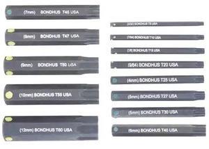 BONDHUS 32037 Torx Socket Bit Set With Proguard (13-Piece)