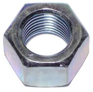 MIDWEST FASTENER 03694 Hex Nut, 1/2"-20, Steel, Grade 2, Zinc Plated, 50 PK