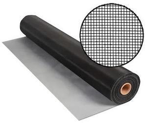 PHIFER 3036761 Aluminum Screening for Tiny Insects, 60 x 100', Black, 24x22