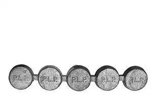 JONES STEPHENS L40002 Lead Ingot,25 lb,Handle Four 5 lb. Plugs