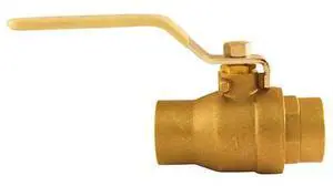 TMG 94ALF20501TMG 1 in. Lead Free Brass SWT x SWT Ball Valve