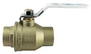 TMG 94ALF20701TMG 1-1/2 in. Lead Free Brass SWT x SWT Ball Valve