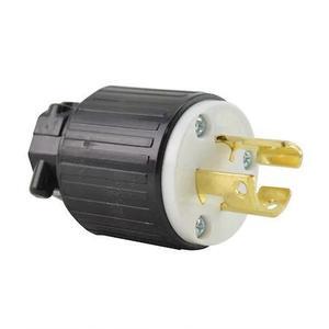 SUPERIOR ELECTRIC YGA026 Locking Plug, L5-15P, 15 A, 125V AC, Spring Clamp