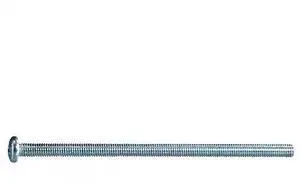 MIDWEST FASTENER 54743 #10-32 x 4 in Phillips Pan Machine Screw, Zinc Plated