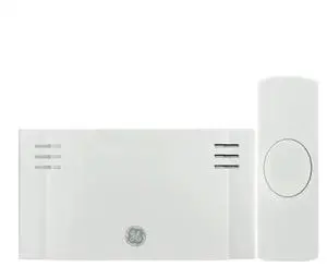 GE 19247 GE Wireless Doorbell Kit, Battery-Operated, White, 19247