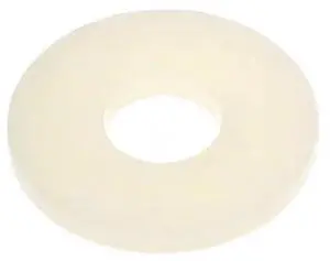 MIDWEST FASTENER 70194 Flat Washer, For Screw Size 1/2" ,Nylon 15 PK