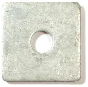 MIDWEST FASTENER 09425 Square Washer, Fits Bolt Size 1/2 in ,Steel Galvanized