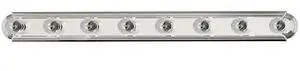 MAXIM 7128PC Essentials 8-Light 48" Wide Polished Chrome Vanity Light