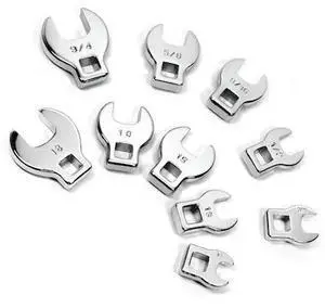 POWERBUILT 640830 10Pc 3/8" Drive Crowfoot Wrench Set