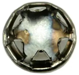 MIDWEST FASTENER 33521 3/8" Black Chrome Plated Steel Hole Plugs 10PK