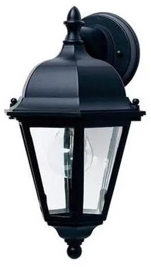 MAXIM 1000BK Westlake 1-Light 8" Wide Black Outdoor Wall Sconce