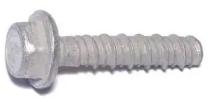 RED HEAD 08863 Tapcon Concrete Screw, 3/8" Dia., Hex, 1 3/4 in L, Steel Zinc