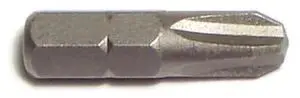 MIDWEST FASTENER 52053 1/4" x 1" #3 Phillips Insert Bits 15PK