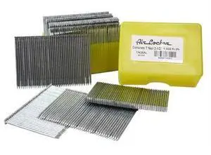 AIR LOCKER CN25AL Collated T-Nail, 2-1/2 in L, 14 ga, Galvanized, 1000 PK