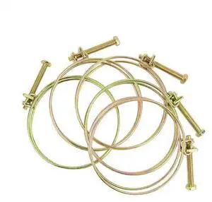 BIG HORN 11730BX 3 Inch Wire Hose Clamp, PK 5