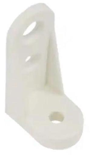 MIDWEST FASTENER 39447 90° x 1-13/16 White Plastic Angle Braces 8PK