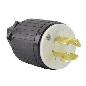 SUPERIOR ELECTRIC YGA029 Locking Plug, L15-20P, 20 A, 125/250V AC, 4 Pole,