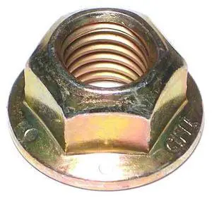 MIDWEST FASTENER 50352 Lock Nut, 5/8"-11, Steel, Grade 8, Yellow Zinc, 25 PK