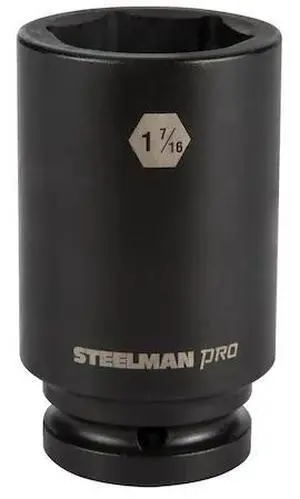 STEELMAN 79271 3/4" Drive x 1-7/16" 6-Point Deep Impact Socket