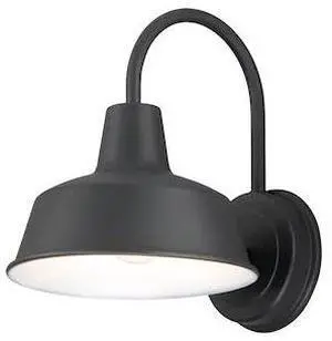 MAXIM 35015BK Pier M 1-Light 8.25" Wide Black Outdoor Wall Sconce