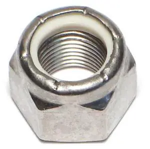MIDWEST FASTENER 68494 Nylon Insert Lock Nut, 5/8"-18, 18-8 Stainless Steel,