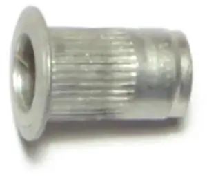 MIDWEST FASTENER 69303 Blind Nut Insert, #10-24 Thrd Sz, Aluminum, 10 PK