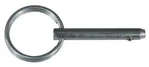MIDWEST FASTENER 930102 3/16" x 1" Zinc Plated Steel Cotterless Hitch Pins 8PK