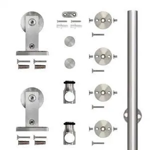 DESIGNER COLLECTION NT.1400.01W-96.SS Stainless Steel 96" Top Mount Sliding