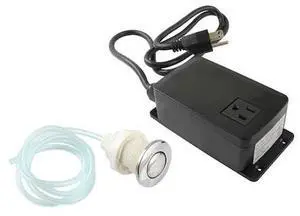 KINGSTON BRASS KASK311 Single Outlet Garbage Disposal Air Switch Kit, Polished